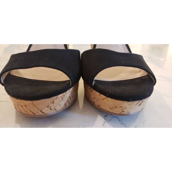 CHARLES BY CHARLES DAVID LAMBERT CORK WEDGE SANDAL SZ 9.5 NWOB - Picture 11 of 11